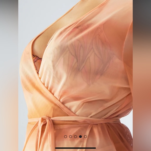 SAVAGE BY FENTY  mesh short robe - Picture 5 of 11